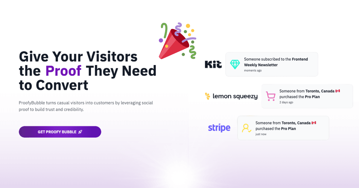 ProofyBubble.com is now live!