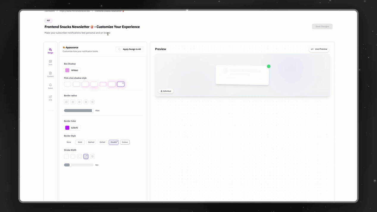 Apply Global Designs - Style Once, Apply Everywhere